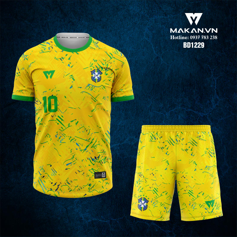 Mẫu áo các đội tuyển bóng đá Brazil